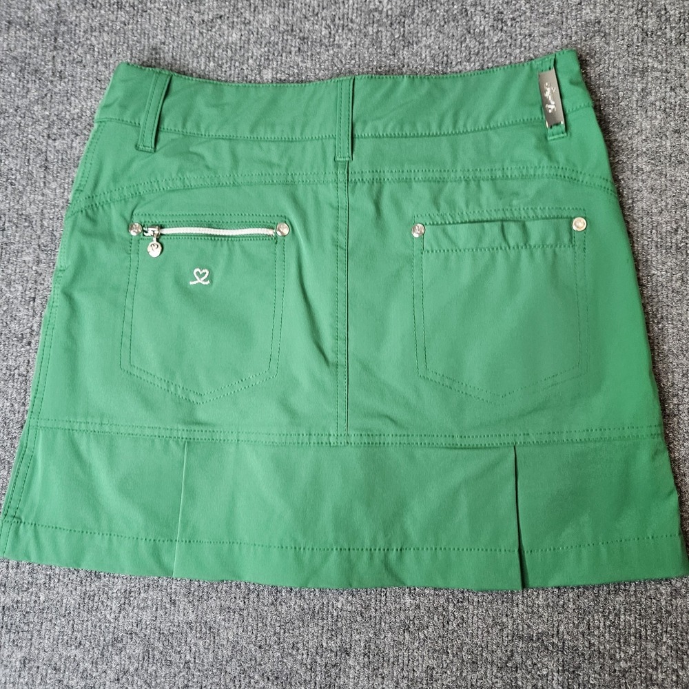 Daily Sports Womens Golf Skort Size 2 Green - Picture 2 of 7